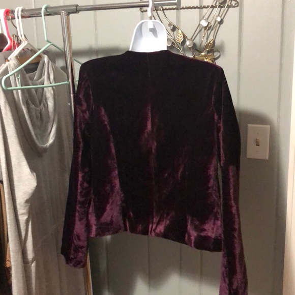 NWT Kaii purple velvet jacket size medium - Picture 4 of 6